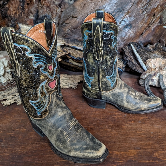 Dan Post 'steel heart' cowboy boots 6.5M - Picture 5 of 14